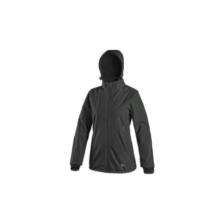 CXS NEVADA NŐI SOFTSHELL KABÁT, FEKETE